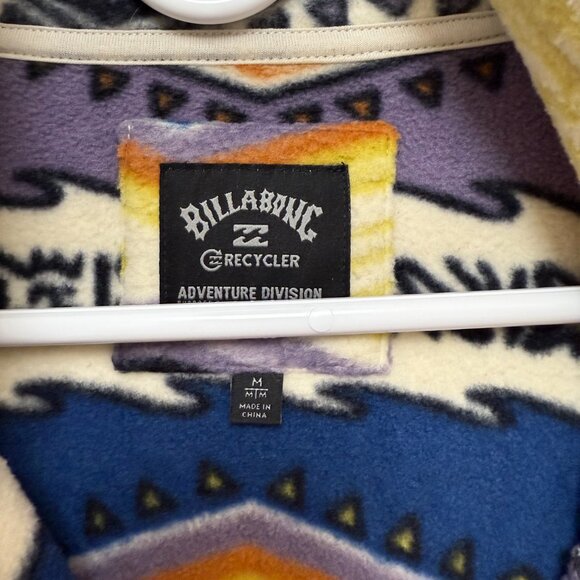 Billabong aztec print pullover fleece - Picture 2 of 2